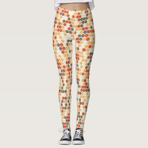 Retro stippen leggings