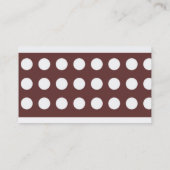 Retro Stippen mammie kaart Contactkaartje (Achterkant)