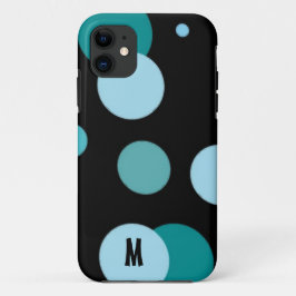 Retro-Stippen met Initiaal Case-Mate iPhone Case