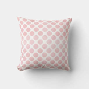 Retro stippen - schelp roze kussen