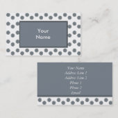 Retro Stippen Sjabloon visitekaartjes (Voorkant / Achterkant)