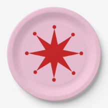 Retro Stippen Ster Papieren Bord