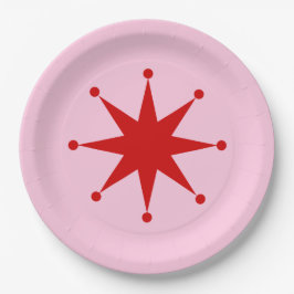 Retro Stippen Ster Papieren Bord