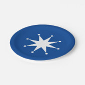 Retro Stippen Ster Papieren Bord (Gekanteld)