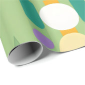 Retro stippen strepen cadeaupapier (Rol Hoek)