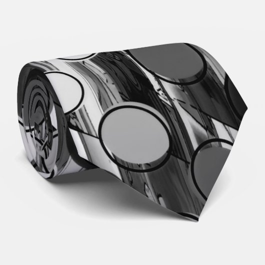 Retro-Stippen Stropdas (Opgerold)