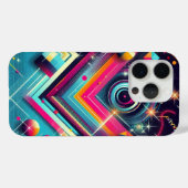 Retro stippen Telefoonhoesje Case-Mate iPhone Case (Achterkant (horizontaal))