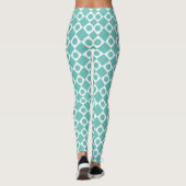 Retro Stippen wit Leggings (Achterkant)