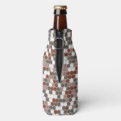 Retro stippenpatroon flesjeskoeler (Fles Achterkant)