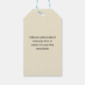 Retro Stock de Keuken Dank u Cadeaulabel (Achterkant)