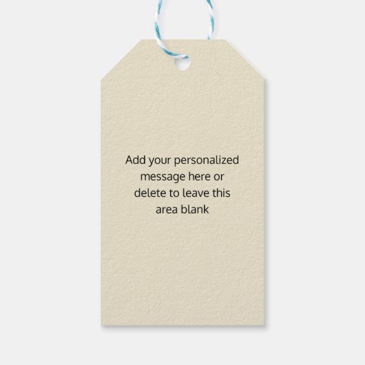 Retro Stock de Keuken Dank u Cadeaulabel (Achterkant)