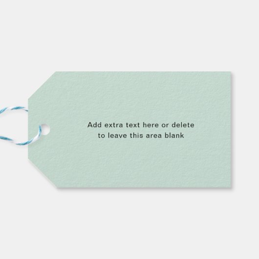 Retro Stocked Bar Favor Cadeaulabel (Achterkant Horizontaal)