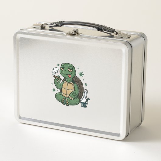 Retro Stoner Schildpad Vector T-shirt Ontwerp_1 (Voorkant)