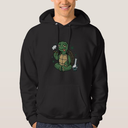 Retro Stoner Schildpad Vector T-shirt Ontwerp_1 (Voorkant)