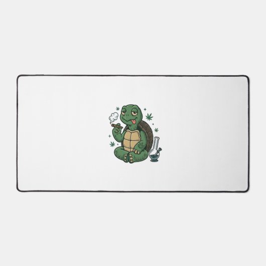 Retro Stoner Schildpad Vector T-shirt Ontwerp_1 Bureaumat (Voorkant)