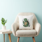Retro Stoner Schildpad Vector T-shirt Ontwerp_1 Kussen (Stoel)