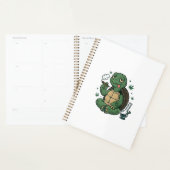 Retro Stoner Schildpad Vector T-shirt Ontwerp_1 Planner (Display)