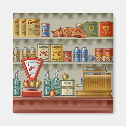 Retro Store Magneet (Voorkant)