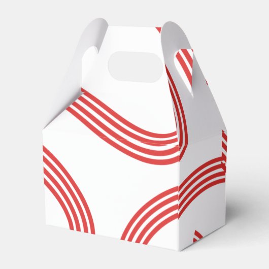 Retro stoute Kerstman Bedankdoosjes (Achterkant)