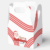 Retro stoute Kerstman Bedankdoosjes (Geopend)