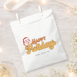 Retro stoute Kerstman Bedankzakje