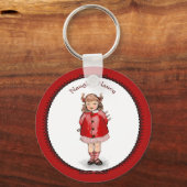 Retro Stoute Nancy Sleutelhanger (Voorkant)
