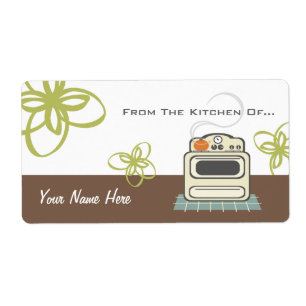 Retro Stove Modern Kitchen uit de keuken van.. Etiket