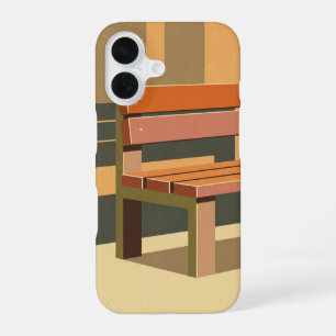 Retro Straatbank iPhone 16 Hoesje