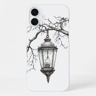 Retro Straatlantaren Esthetiek | Hoesje iPhone 16 Plus Hoesje