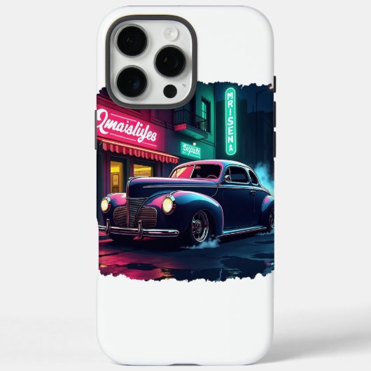 Retro-straatscènekunst Case-Mate iPhone Case (Achterkant)