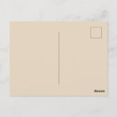 Retro Strand Pin-up Briefkaart (Achterkant)