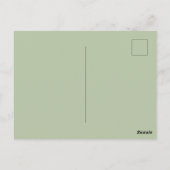 Retro strand pin-up sfeer briefkaart (Achterkant)