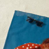 Retro Strand Pin-up Strandlaken (In situ)