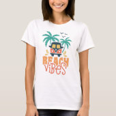 Retro Strand Sfeer T-shirt (Voorkant)
