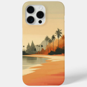 /retro strand/tropisch iPhone 15 pro max hoesje