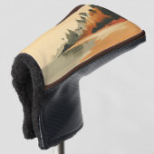 /retro strand/tropisch golfheadcover (3/4 voorkant)