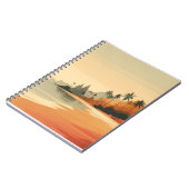 /retro strand/tropisch notitieboek (Linkerzijde)
