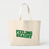 Retro Strand Typografie Grote Tote Bag (Voorkant)