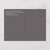 RETRO Strand Vibe Trouwstationery FOTO Briefkaart (Achterkant)