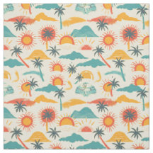 Retro strand zonsondergang patroon