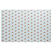 Retro Strawberry Gingham Pattern Stof (Yard (91,4 cm))