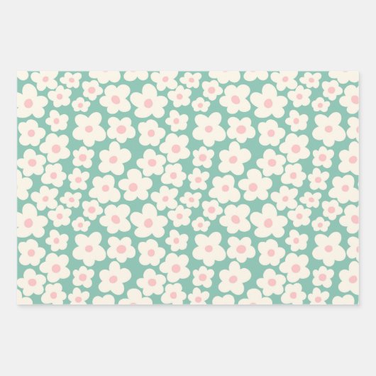 Retro strawberry inpakpapier vel (Voorkant 2)