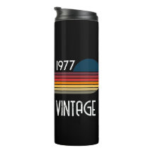 Retro streep zon uit 1977 Vintage