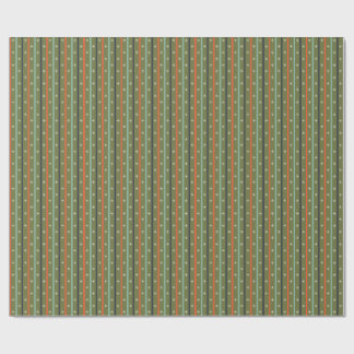 Retro streeppatroon in mid-century modern stijl cadeaupapier