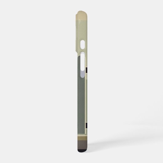 Retro Street Fence iPhone 16 Hoesje (Linkerkant)