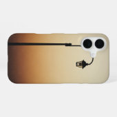 Retro Street Lamp Shapes iPhone 16 Hoesje (Achterkant horizontaal)