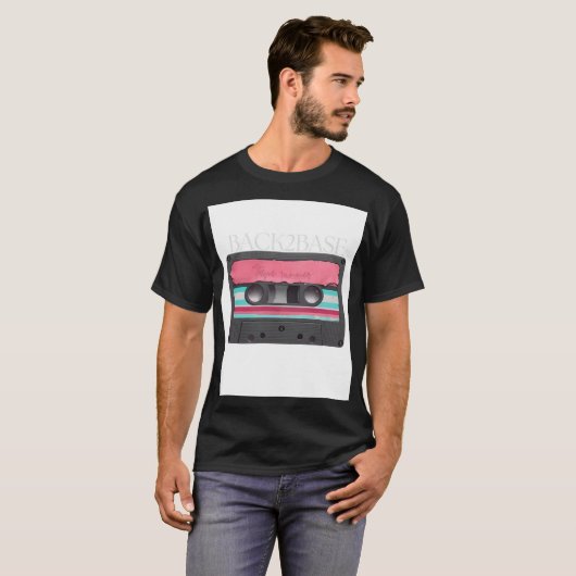Retro streetwear Unisex T-shirt Neon 80s (Voorkant volledig)
