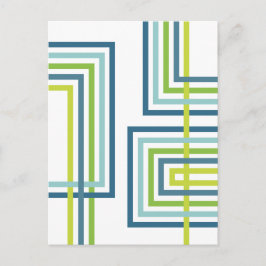 Retro Strepen 2 (3) Abstract Ontwerp Briefkaart