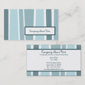 retro strepen: 2 ruimden op: visitekaartje (Voorkant / Achterkant)