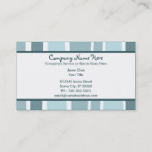 retro strepen: 2 ruimden op: visitekaartje (Achterkant)